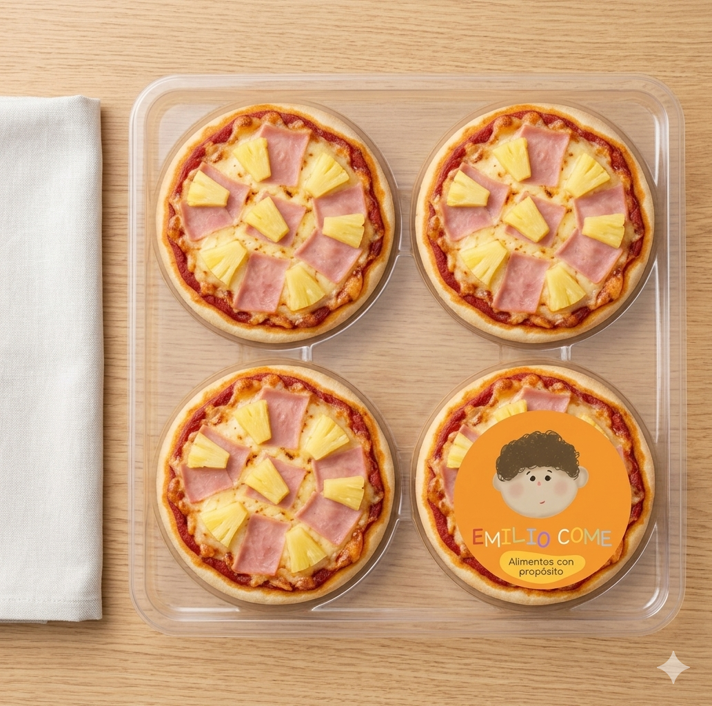 Pizza hawaiana x 4