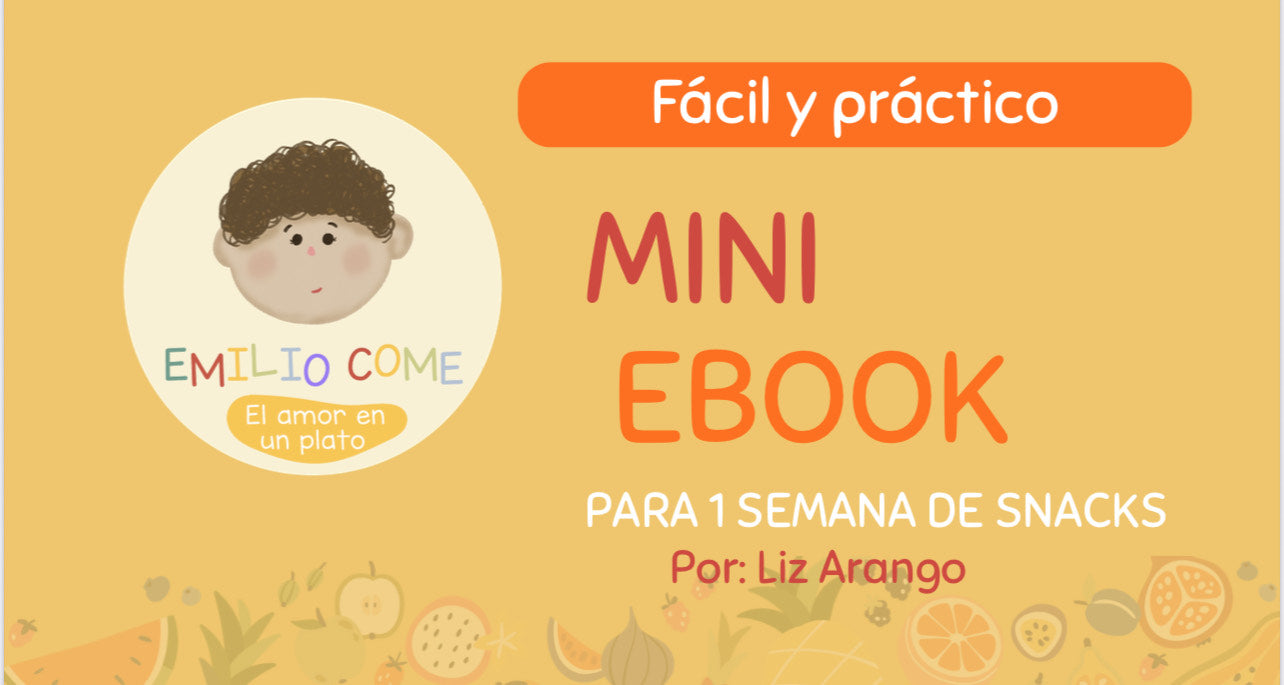 MINI EBOOK PARA 1 SEMANA DE SNACKS / NUEVO LANZAMIENTO