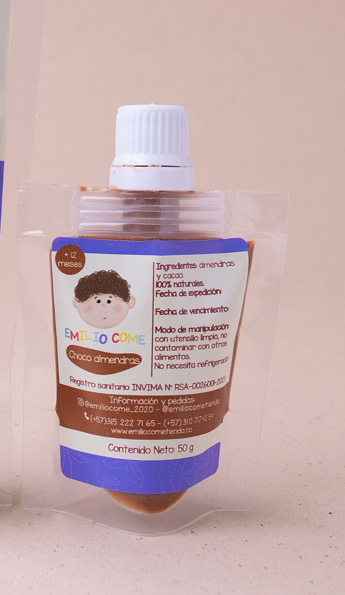 CREMA ESPARCIBLE DE CHOCO ALMENDRA 50GR