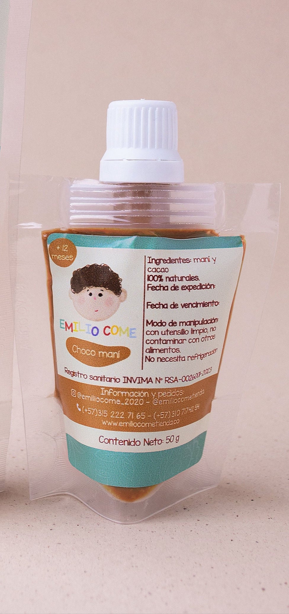 CREMA ESPARCIBLE DE CHOCO MANÍ 50GR