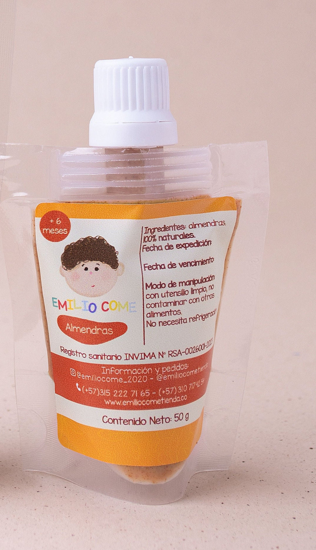 CREMA ESPARCIBLE DE ALMENDRA 50GR