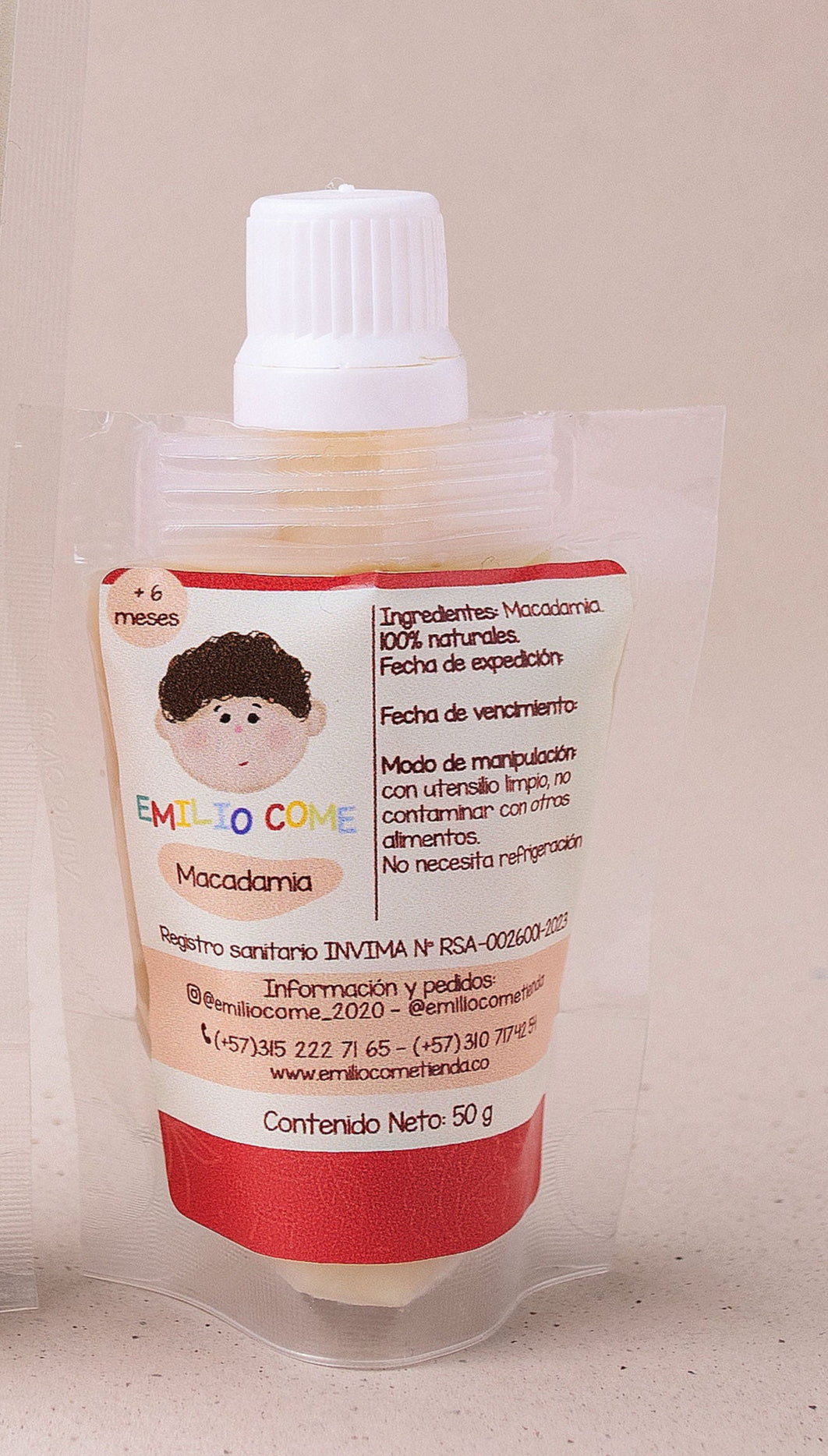 CREMA ESPARCIBLE DE MACADAMIA 50GR