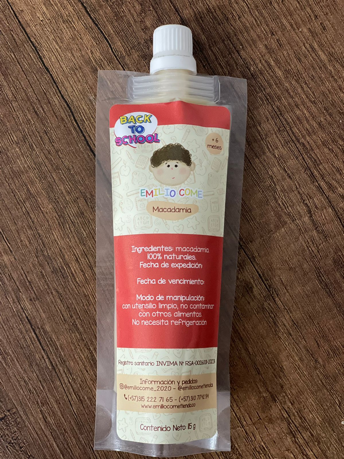CREMA DE MACADAMIA 115GR
