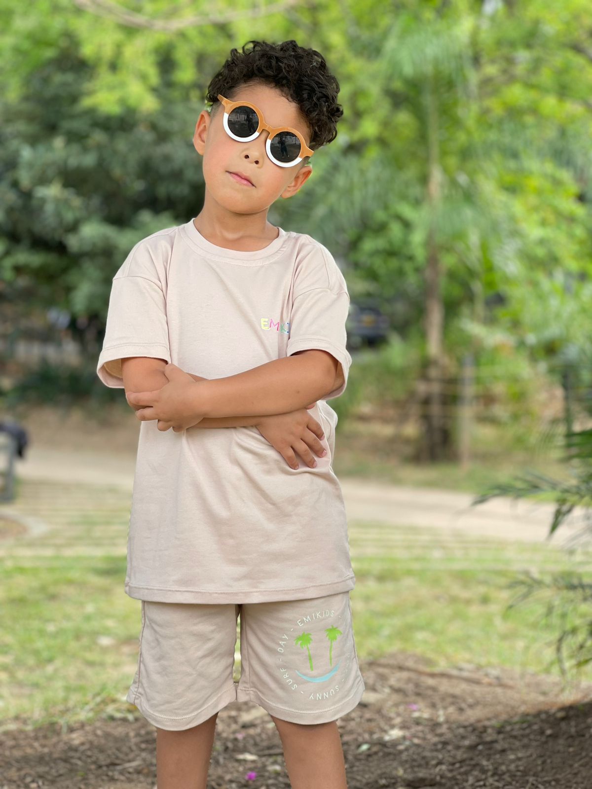 Set niño color caqui