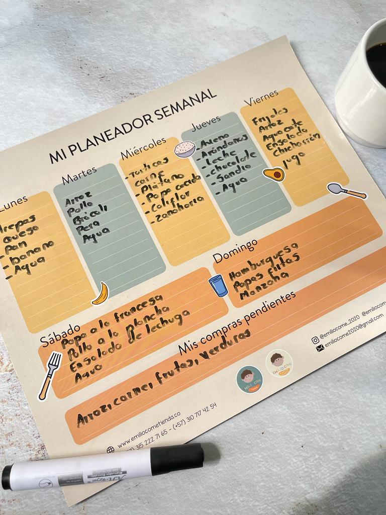 Planeador semanal Imantado