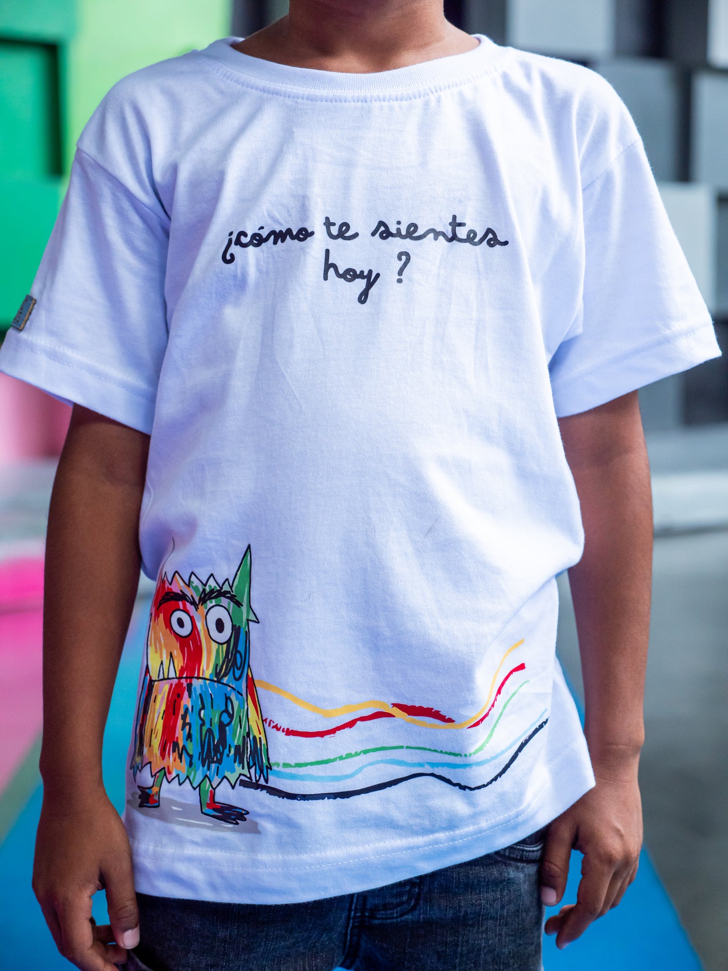 Camiseta monstruo de colores