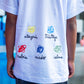 Camiseta monstruo de colores