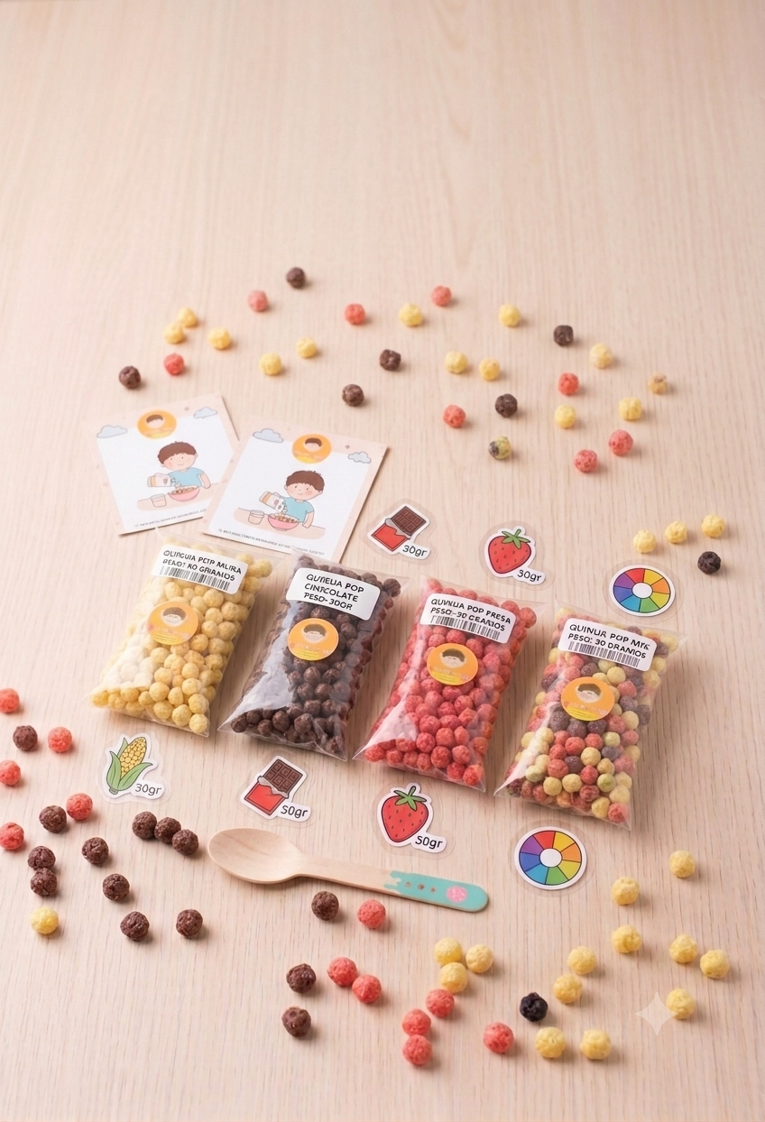 Kit de Cereal quinua pop surtida x 4 sabores de 30gr