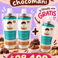 3 cremas de choco maní de 115gr
