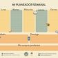 Planeador semanal Imantado